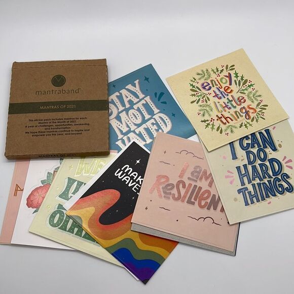 NWT MantraBand MANTRAS OF 2021 Sticker Pack - Picture 5 of 5